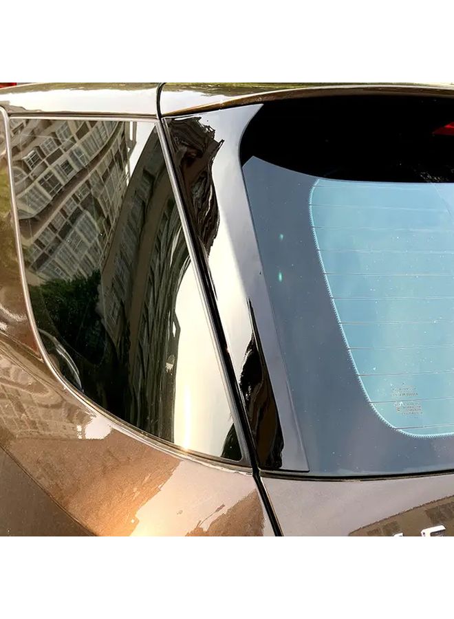 Mercedes W166 GLE Class 2012 2018 Vertical Side Spoiler Canard Glossy Black - Image 3